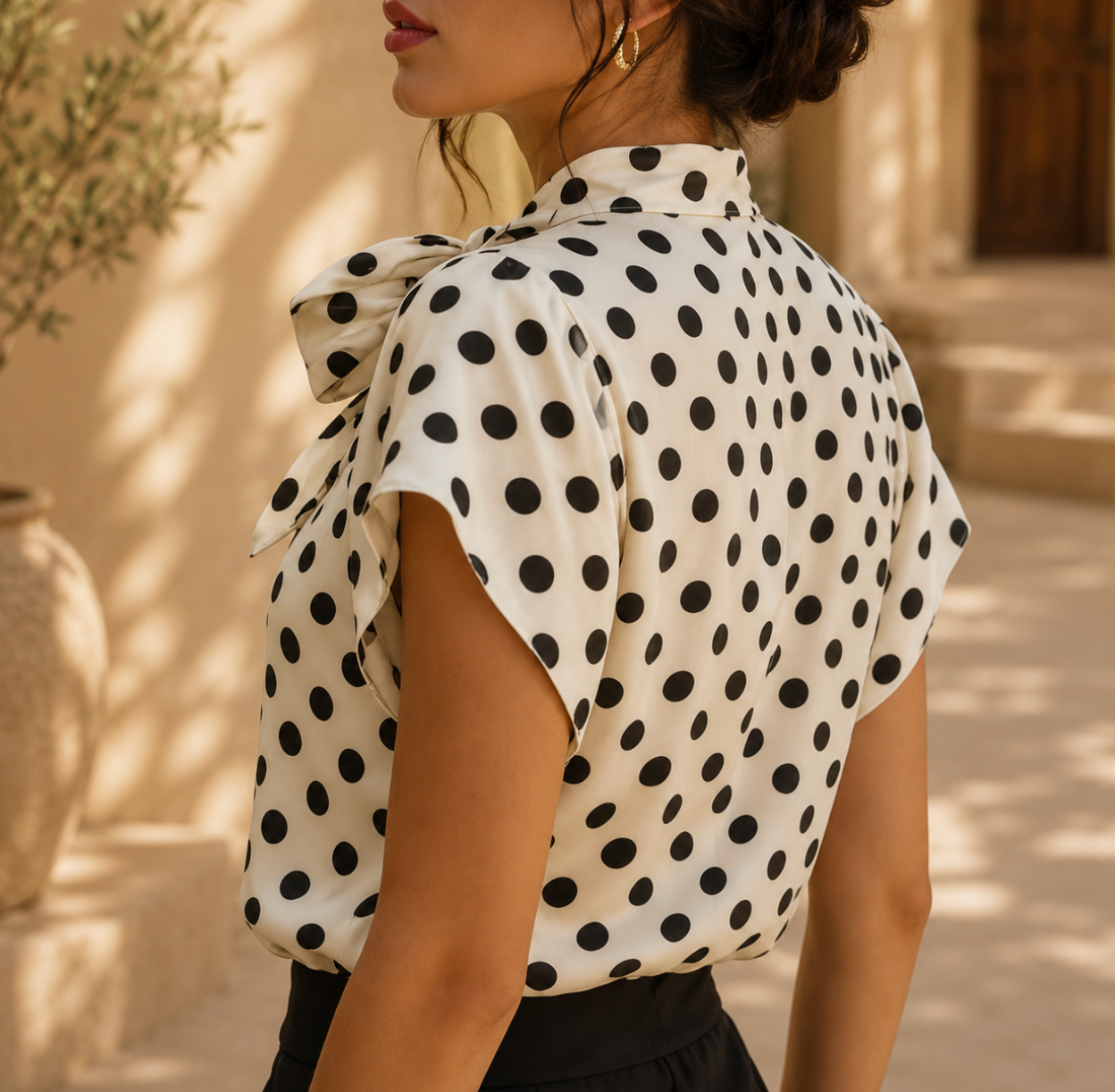 Chemisier Monica à pois
