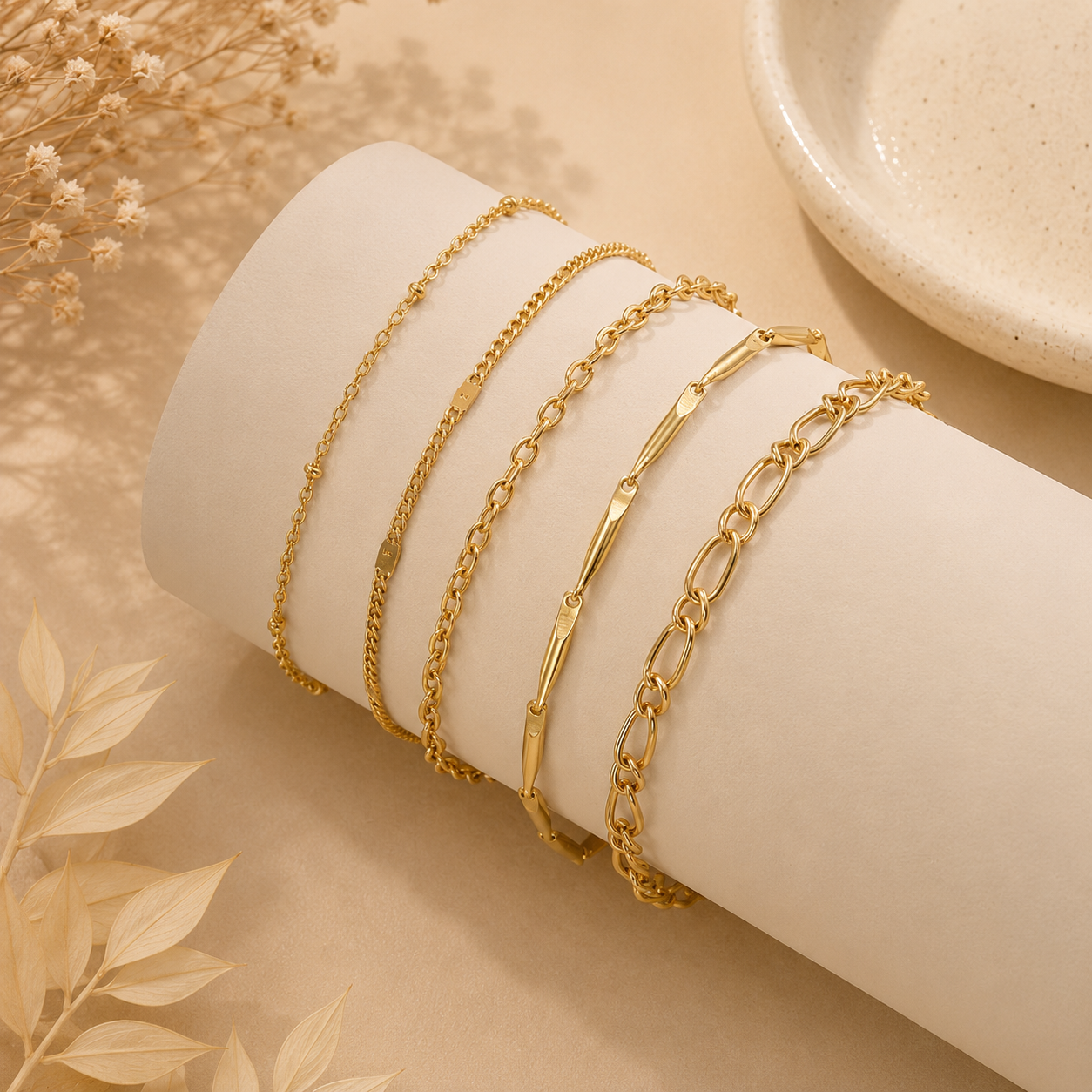 Ensemble de Bracelets de Cheville Rosalie