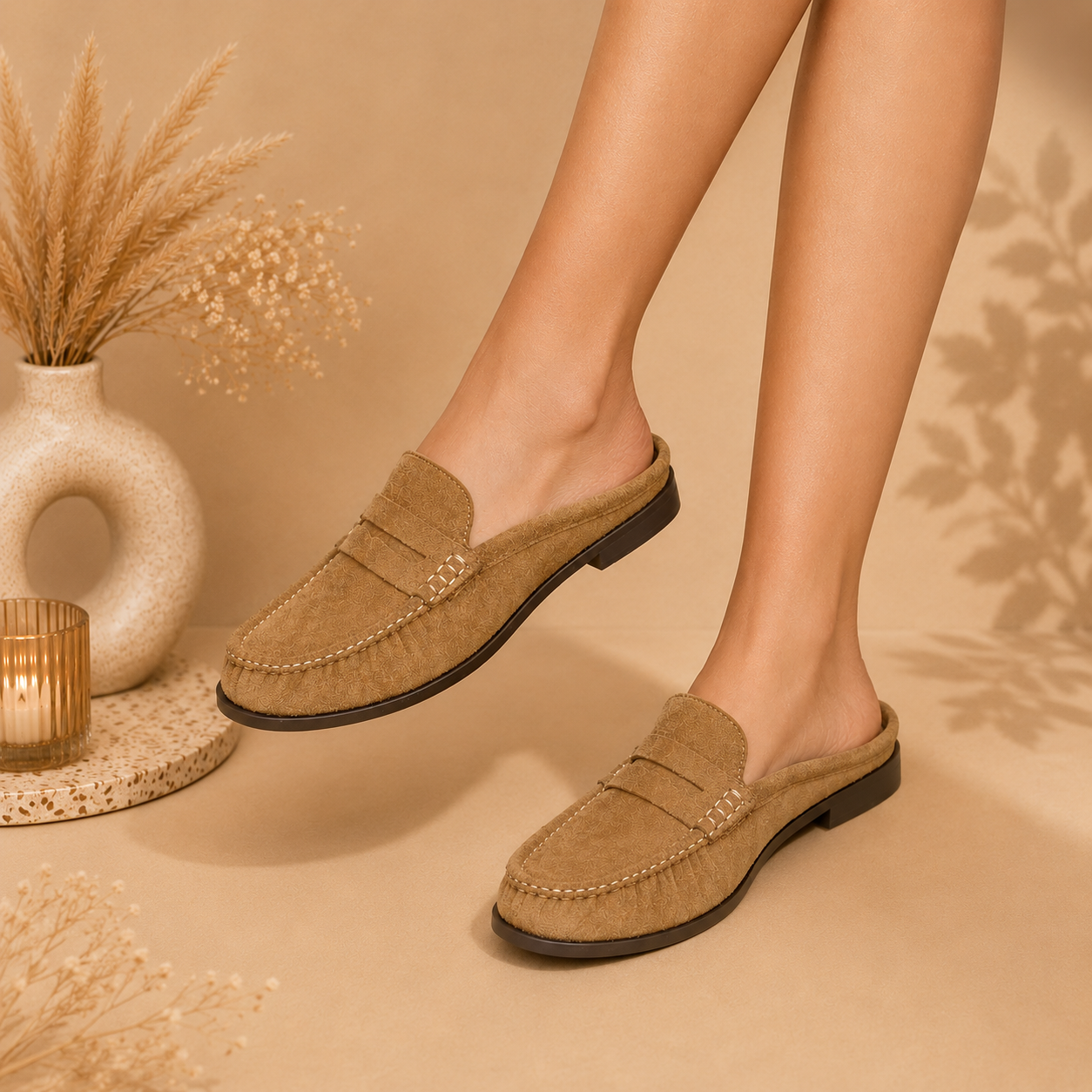 Mules SARAH - Le mocassin revisité en version mule