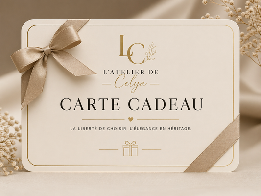 Carte cadeau élégance - L'Atelier de Célya