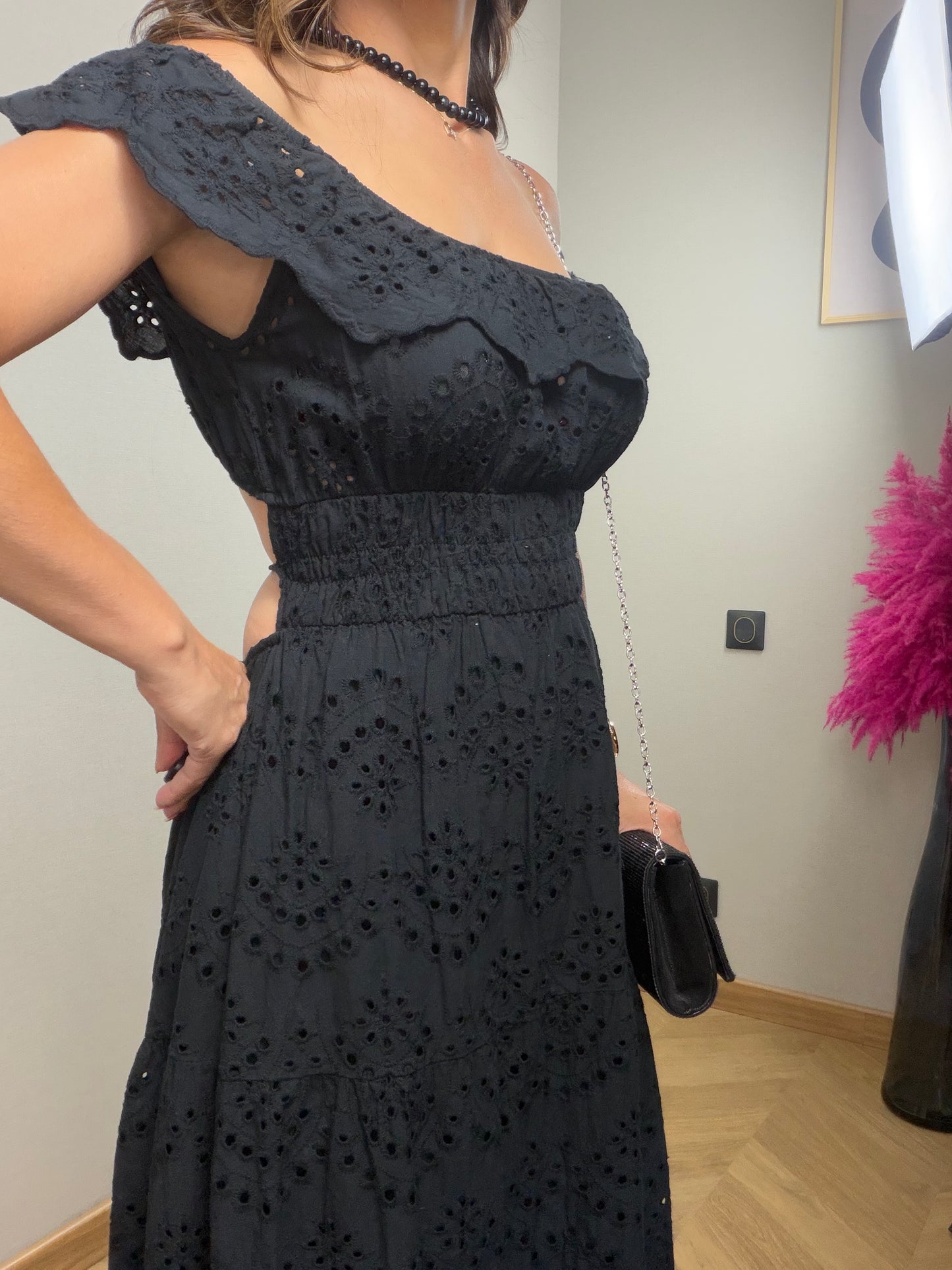 Robe longue noir RAVELLO