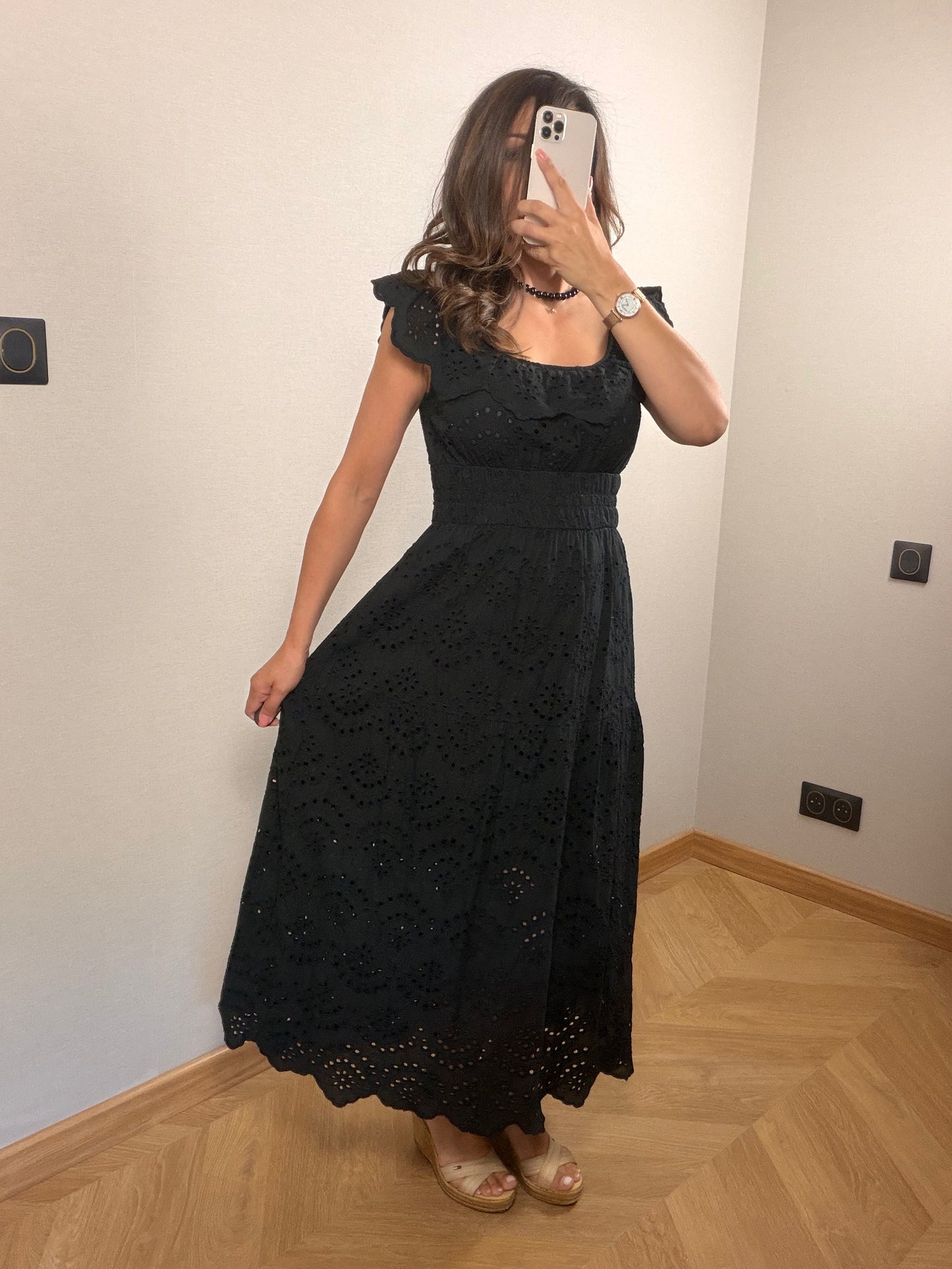 Robe longue noir RAVELLO