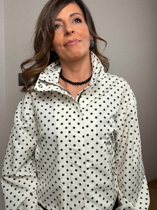 Veste CAMELIA - Veste légère à pois chic et facile à porter au quotidien -20%